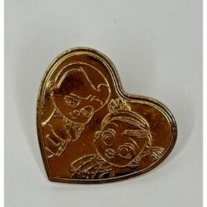Boss Baby Heart Shaped Pin Gold Tone Variety Tie Tack 2020